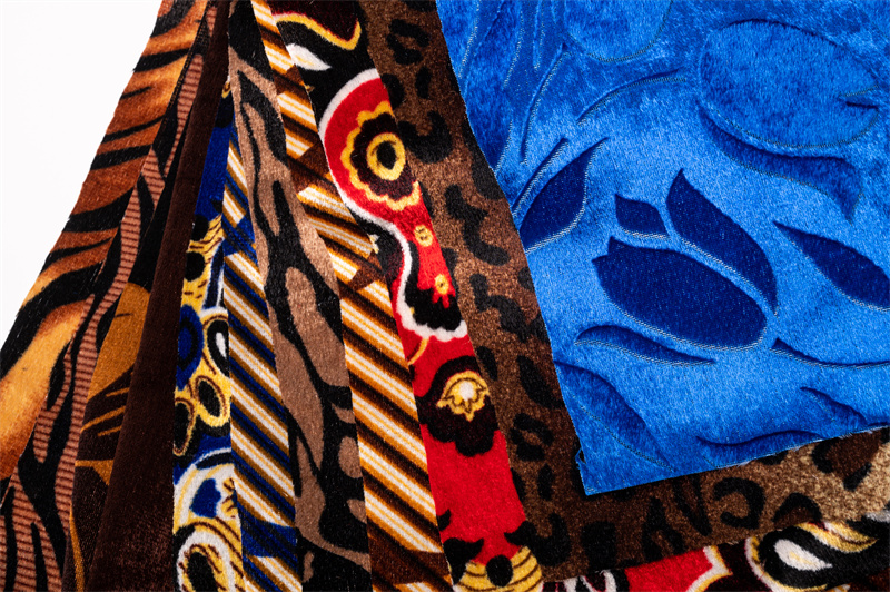 Printed velvet Sofa Fabric